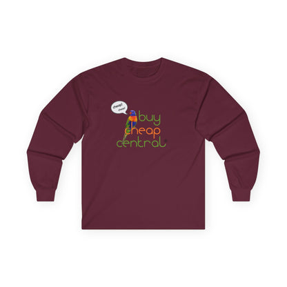 Unisex Long Sleeve Tee - Shop Black, Buy Cheap, Trendy Gift for Shoppers, Sustainable Fashion, Everyday Wear, Casual Style