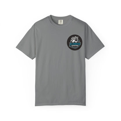 Fleming Racing QM Logo T-Shirt | Checkered Flag Circle Design