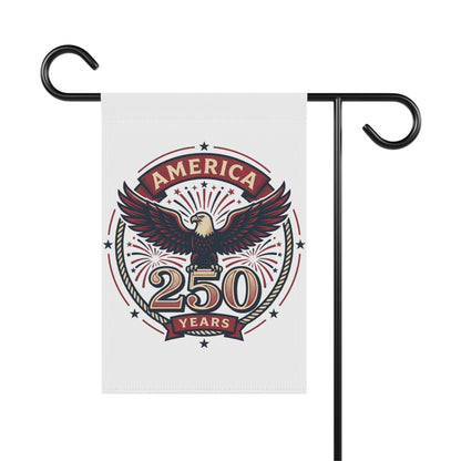 America 250 Years Eagle Garden Banner | Patriotic Yard Flag