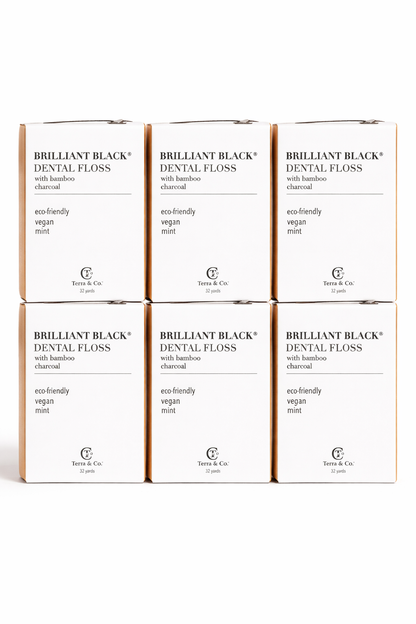 Brilliant Black® Floss – Whitens Between Teeth Naturally