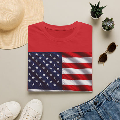 American Flag Graphic T-Shirt | USA Flag Tee, Patriotic Shirt