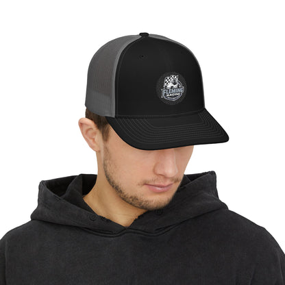 Mountain Logo Snapback Trucker Cap | Outdoor Adventure, Vintage Patch