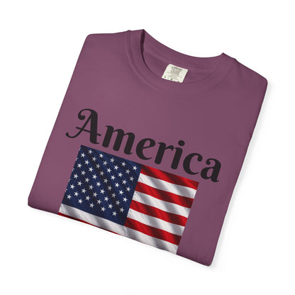 America Flag EST 1776-2026 T-Shirt | 250 Years Eagle Back Graphic