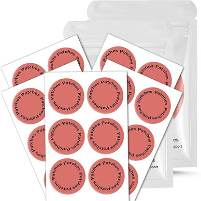GLP-1 Patches for Women and Men, Berberine, Steady Release, Vegan, 8-Hour Long-Lasting Formula Support, Applied to Various Parts of The Body, 30 Patches