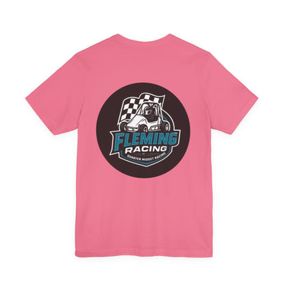 Fleming Racing Logo Tee | Racing Car Emblem T-Shirt