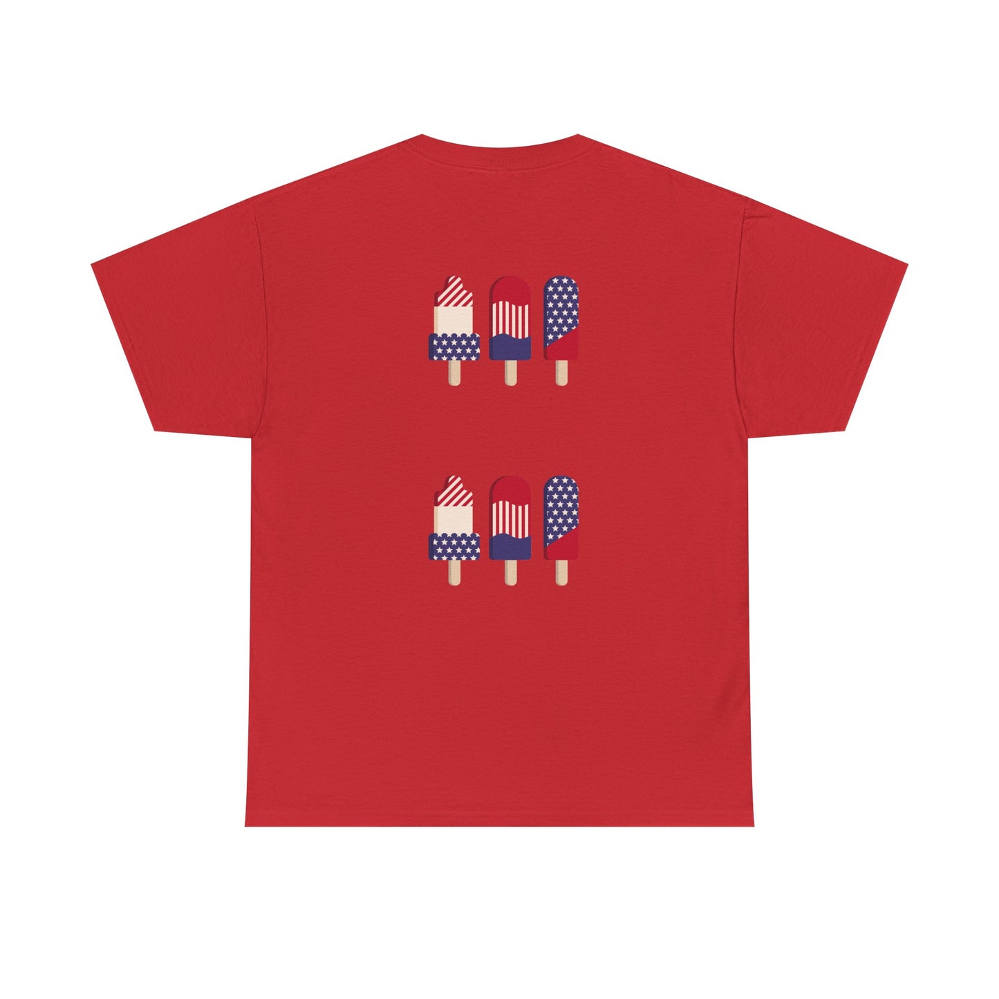 Merica Peace Hand graphic Tee | American Flag Popsicle back, Patriotic Fourth of July