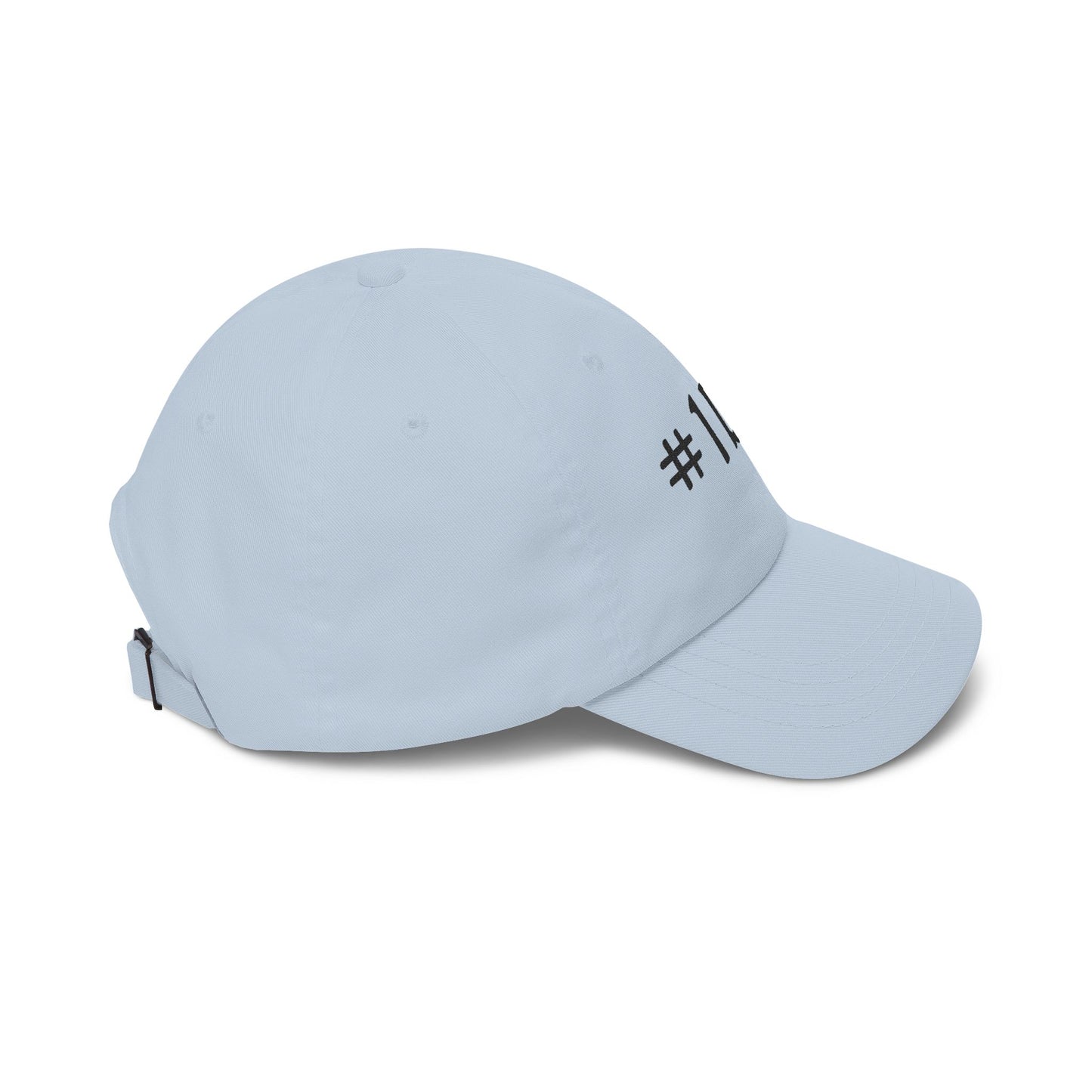 1 Dad Embroidered Dad Cap | White Baseball Hat