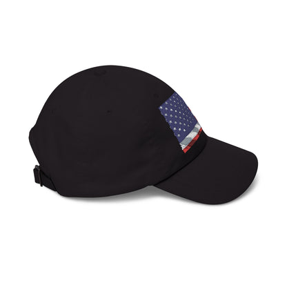 Distressed American Flag Dad Cap | Embroidered USA Baseball Hat