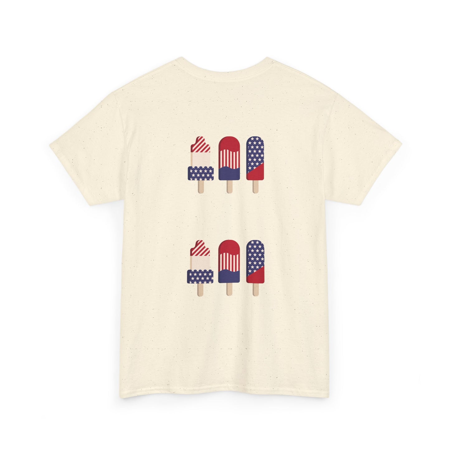 Merica Peace Hand graphic Tee | American Flag Popsicle back, Patriotic Fourth of July