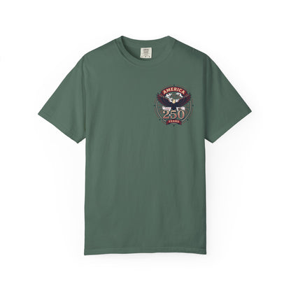 T-Shirt — 250 Years Celebrating Independence Fireworks Design