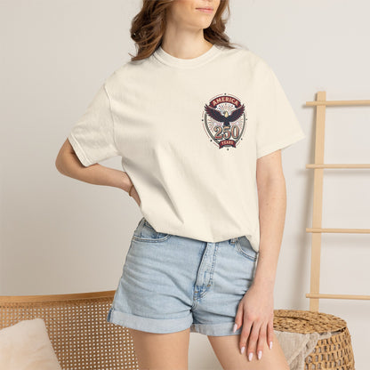 T-Shirt — 250 Years Celebrating Independence Fireworks Design