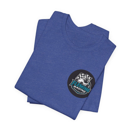 Fleming Racing Logo Tee | Racing Car Emblem T-Shirt