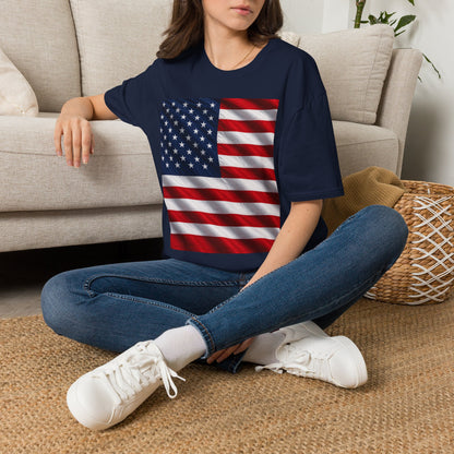 American Flag Graphic T-Shirt | USA Flag Tee, Patriotic Shirt