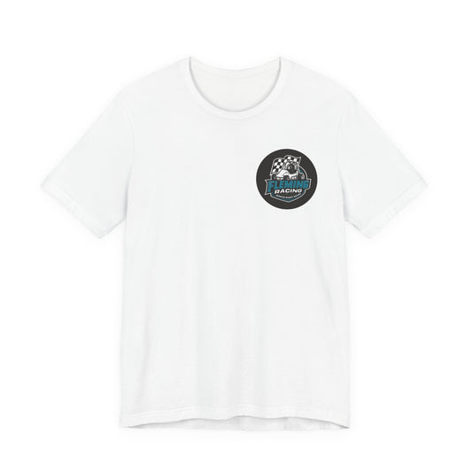 Fleming Racing Logo Tee | Racing Car Emblem T-Shirt