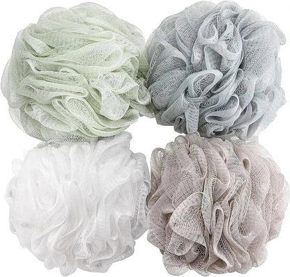 Lavender Bath Bundle – Moisturizing Glycerin Soaps & Shower Loofah Set