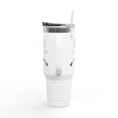 Personalized Insulated Travel Mug, 40oz - Ideal Gift for Homies, Customizable Drinkware, Perfect for Camping, Office, and Parties