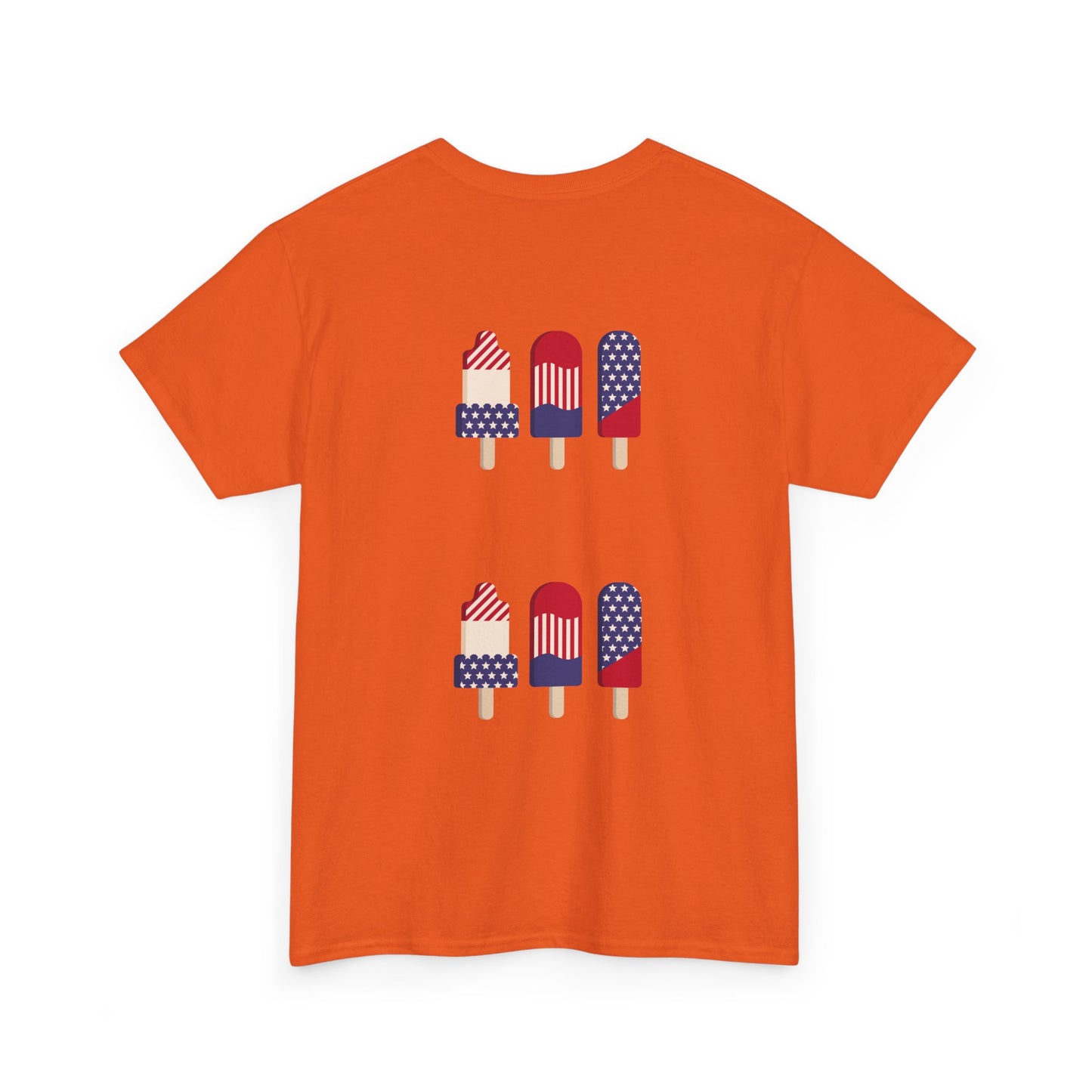 Merica Peace Hand graphic Tee | American Flag Popsicle back, Patriotic Fourth of July