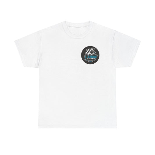 Fleming Racing Logo T-Shirt | Vintage Sprint Car Graphic, Checkered Flag