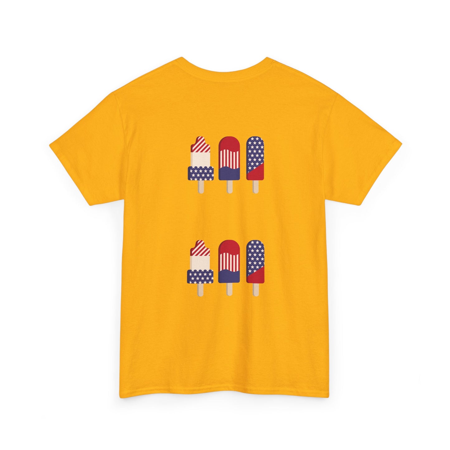 Merica Peace Hand graphic Tee | American Flag Popsicle back, Patriotic Fourth of July