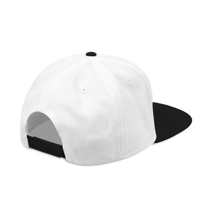 Smiling Ghost Patch Snapback | Embroidered Baseball Cap