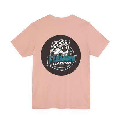 Fleming Racing Logo Tee | Racing Car Emblem T-Shirt