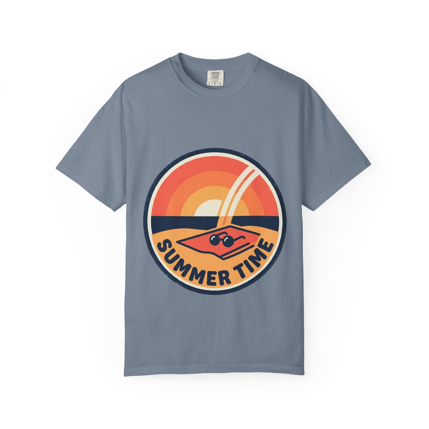 Summer Time Retro Sunset T-Shirt – Vintage Beach Vibes Tee