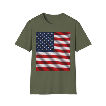 American Flag Graphic T-Shirt | USA Flag Tee, Patriotic Shirt