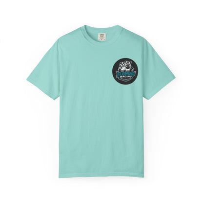 Fleming Racing QM Logo T-Shirt | Checkered Flag Circle Design