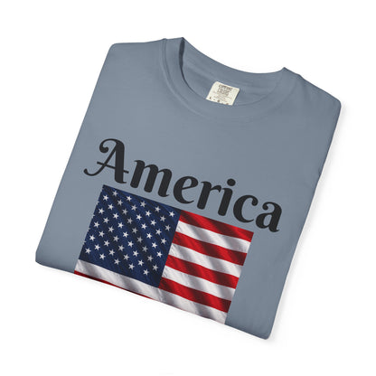 America Flag EST 1776-2026 T-Shirt | 250 Years Eagle Back Graphic