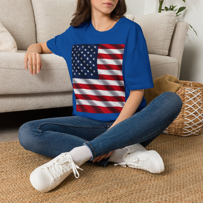 American Flag Graphic T-Shirt | USA Flag Tee, Patriotic Shirt
