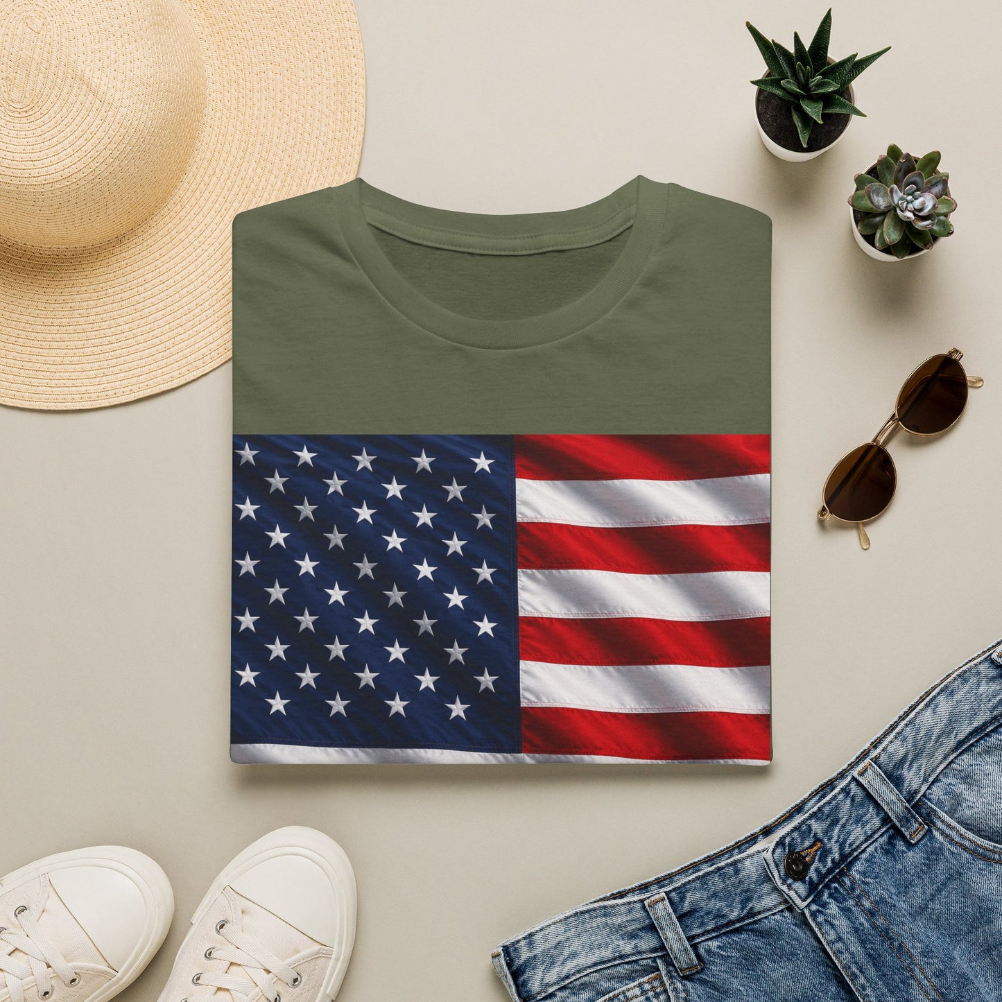 American Flag Graphic T-Shirt | USA Flag Tee, Patriotic Shirt
