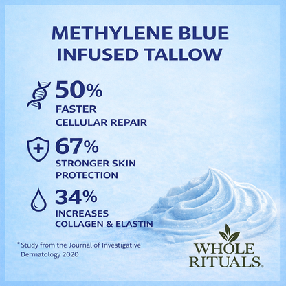Whipped Methylene Blue Tallow Balm – Skin Repair Moisturizer