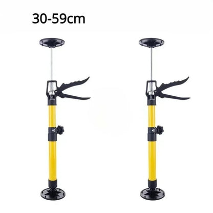 2PCS Adjustable Manual Jack Support Rod for Cabinet Installation Effort-Saving Extendable Steel Support Bar