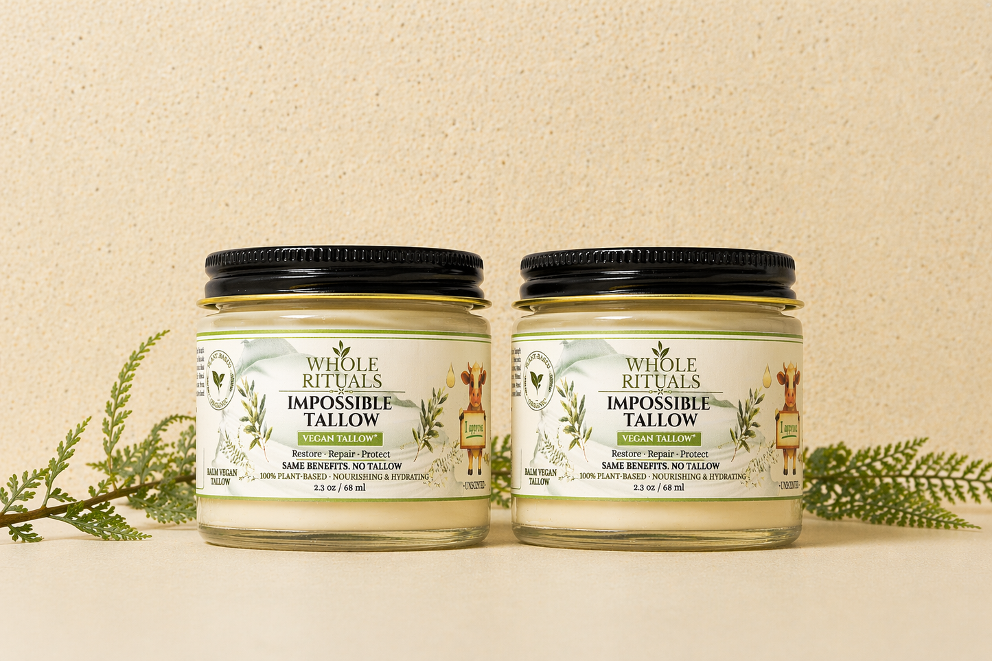 Vegan Tallow Moisturizer (Unscented)