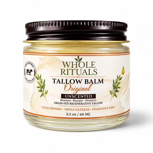 Grass-Fed Beef Tallow Balm – Deep Moisture Skin Repair
