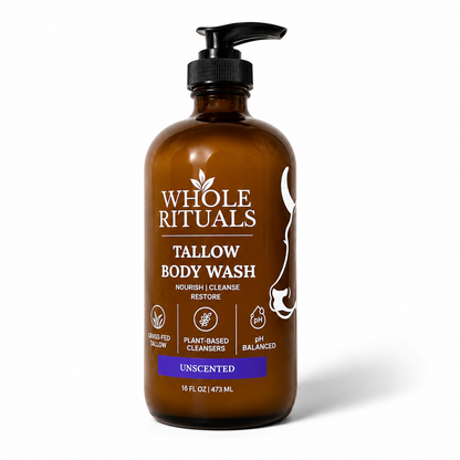 Unscented Tallow Body Wash – 16 oz