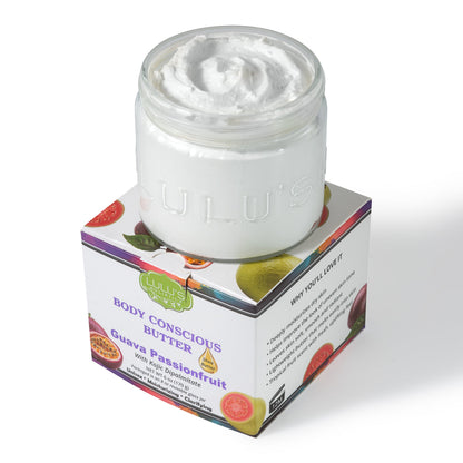Guava Passionfruit Kojic Whipped  Shea Body Butter – Uneven Looking Skin