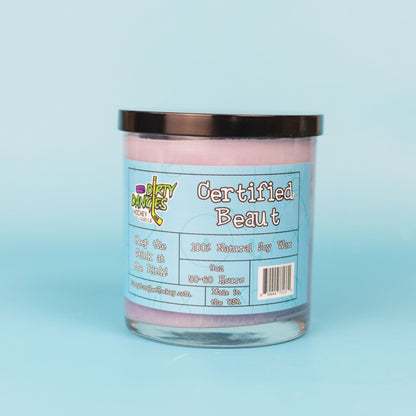 Dirty Dangles Hockey Candles - Certified Beaut (Lavender Lemongrass)