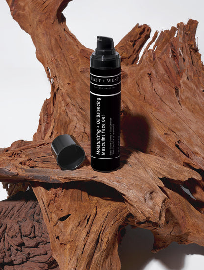 Moisturizing + Oil Balancing Masculine Face Gel (hydration/healing)