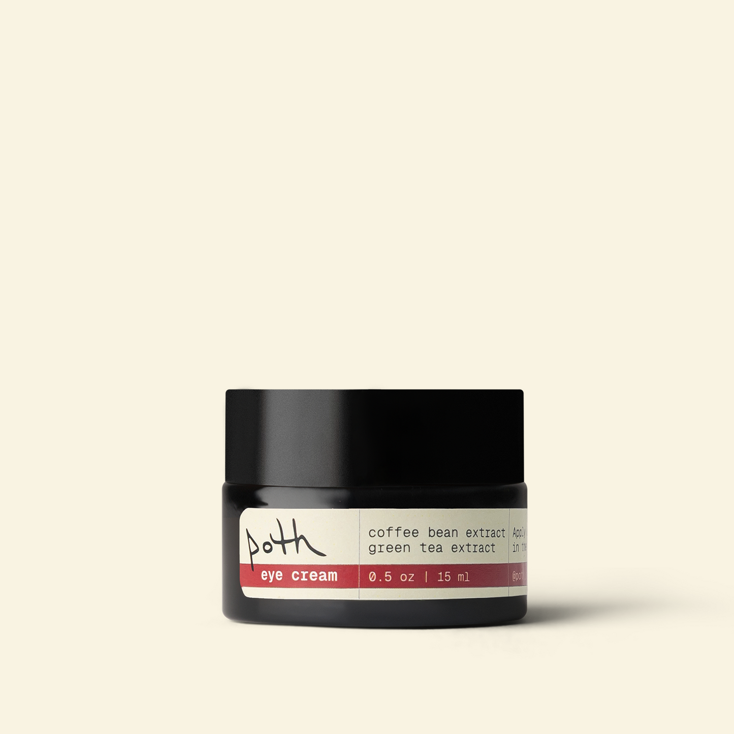 eye cream - depuffing coffee bean + green tea