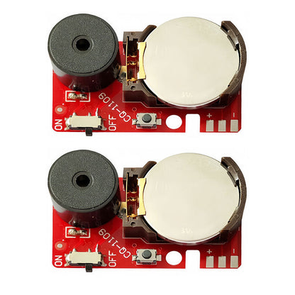 2X Cricket Noise Maker for Pranks, April Fool's Day Annoying Sound Gadget, Blue Buzz PCB Sound Device.