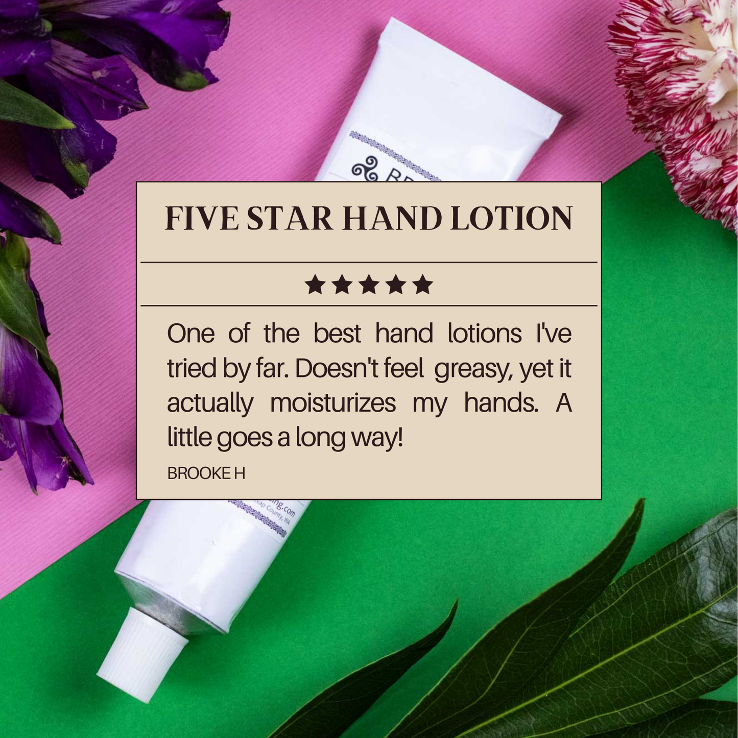 Beltane Natural Hand Lotion – Rose & Jasmine, Paraben-Free