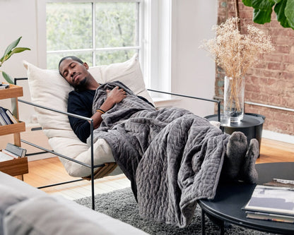 Gravity Weighted Blanket Sleep Enhancement Proven by SleepScore Study
