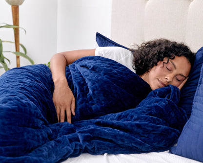 Gravity Weighted Blanket Sleep Enhancement Proven by SleepScore Study