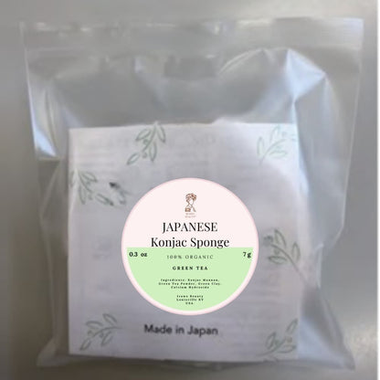Green Tea Konjac Face Sponge