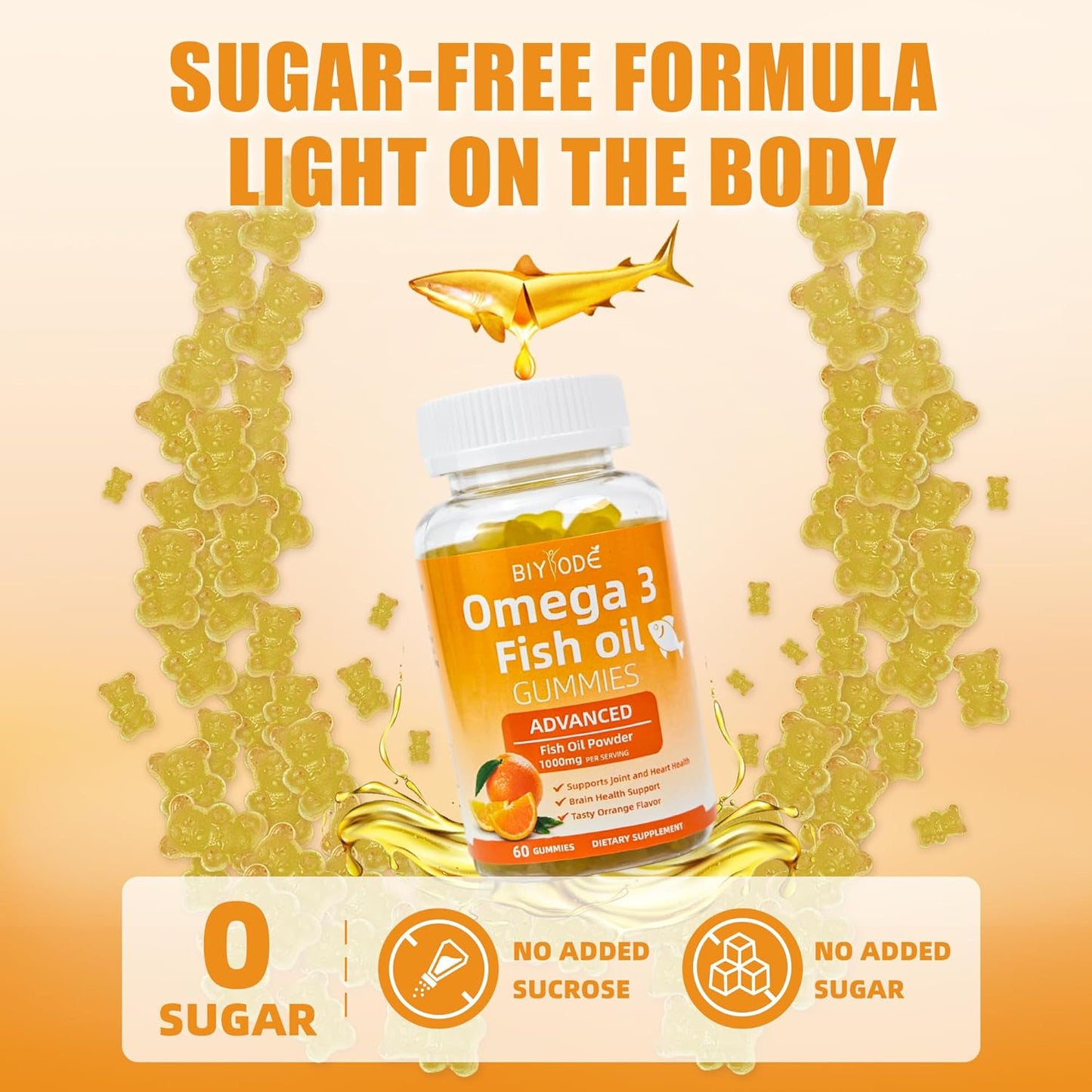 Pure Omega-3 Fish Oil Gummies