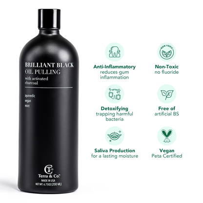 Charcoal Oil Pulling + Hydroxyapatite Toothpaste Bundle | Terra & Co.