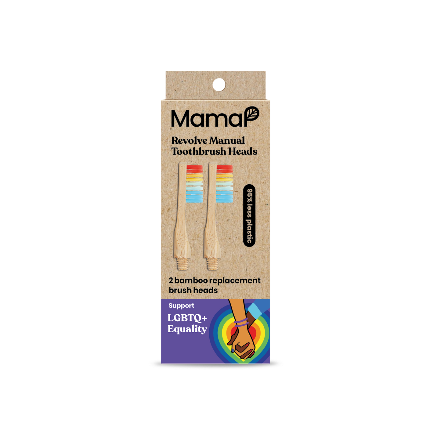 Revolve Refill Toothbrush Heads - LGBTQ+ Equality