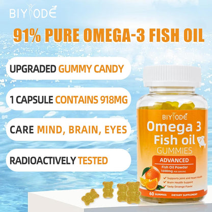 Pure Omega-3 Fish Oil Gummies