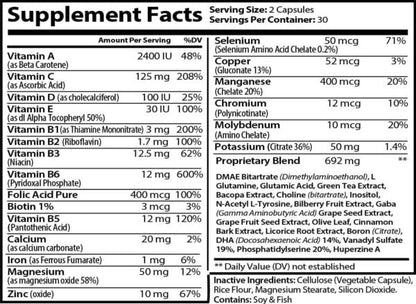 Intellect | Focus, Memory & Reaction Nootropic Capsules